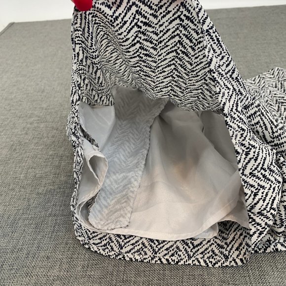 Skies Are Blue Shorts Black White Pleated high Rise Size 8‎ Lightweight Pockets - Picture 8 of 14